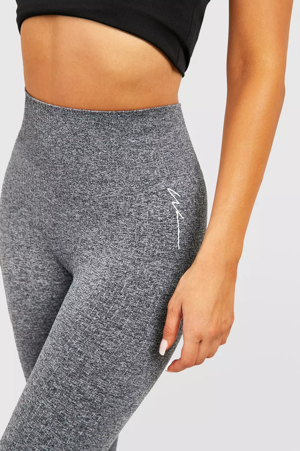 Ribbed deals grey leggings